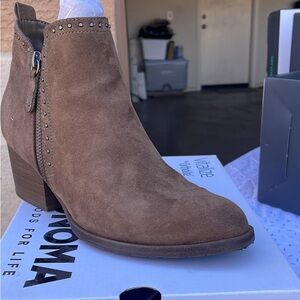 Tan booties